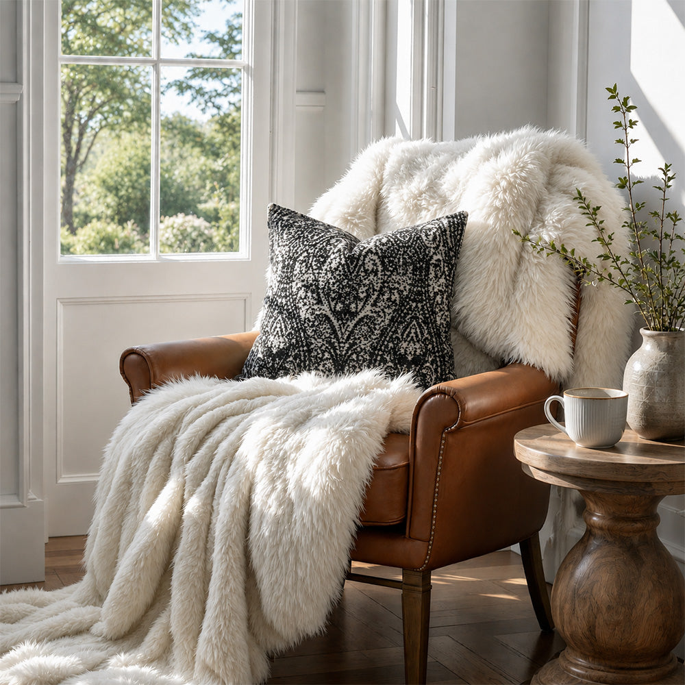 Taies d'oreiller Soren Damask Jacquard