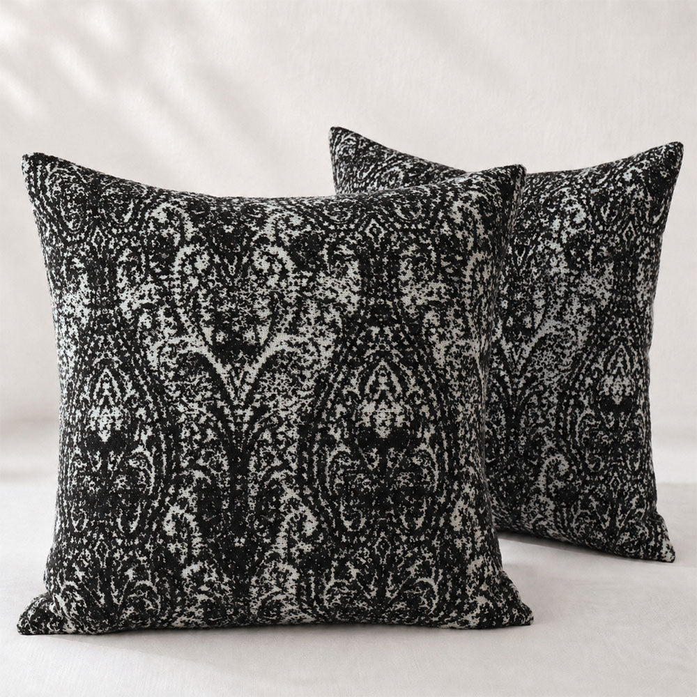 Taies d'oreiller Soren Damask Jacquard
