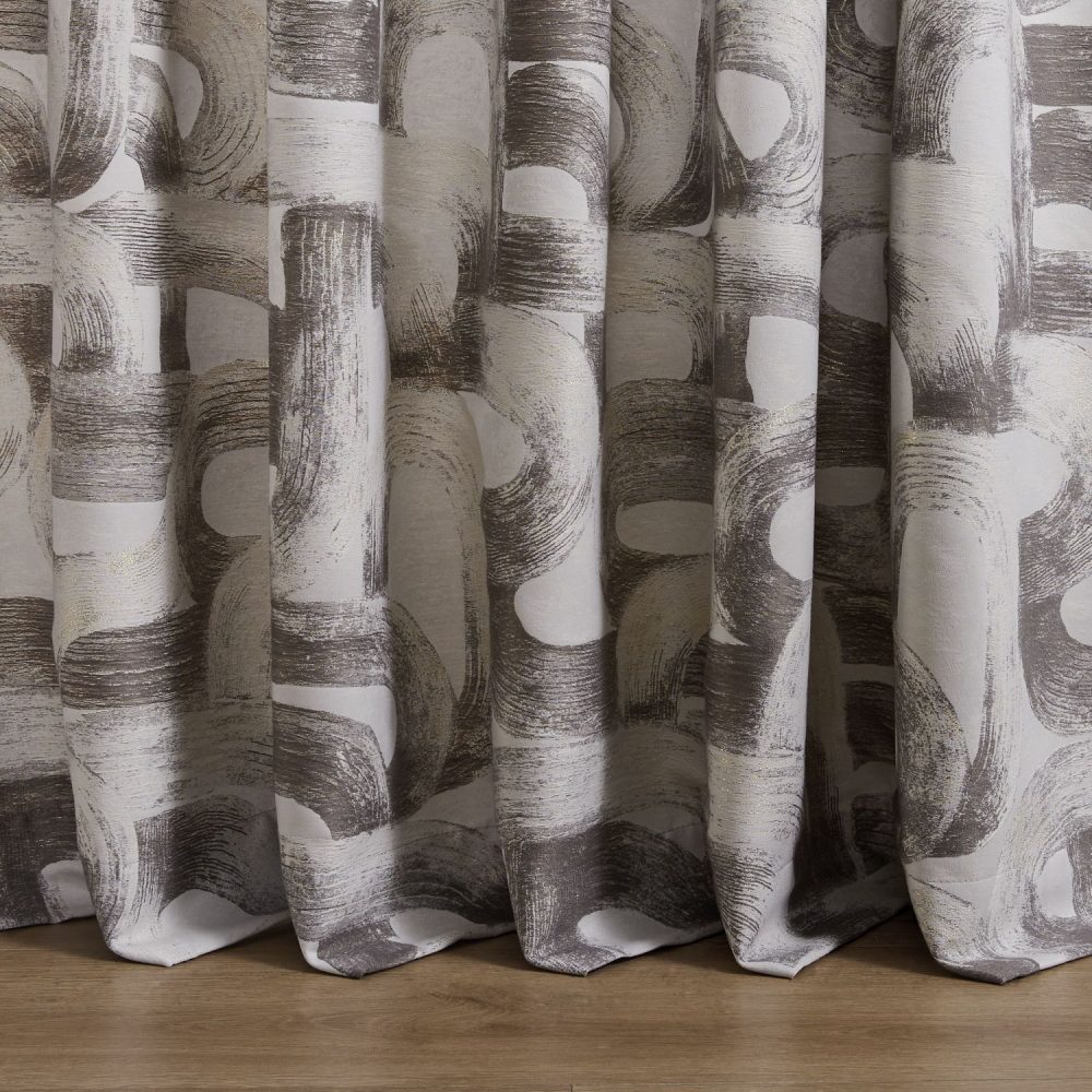 Stark Modern Abstract Geometric Curtains