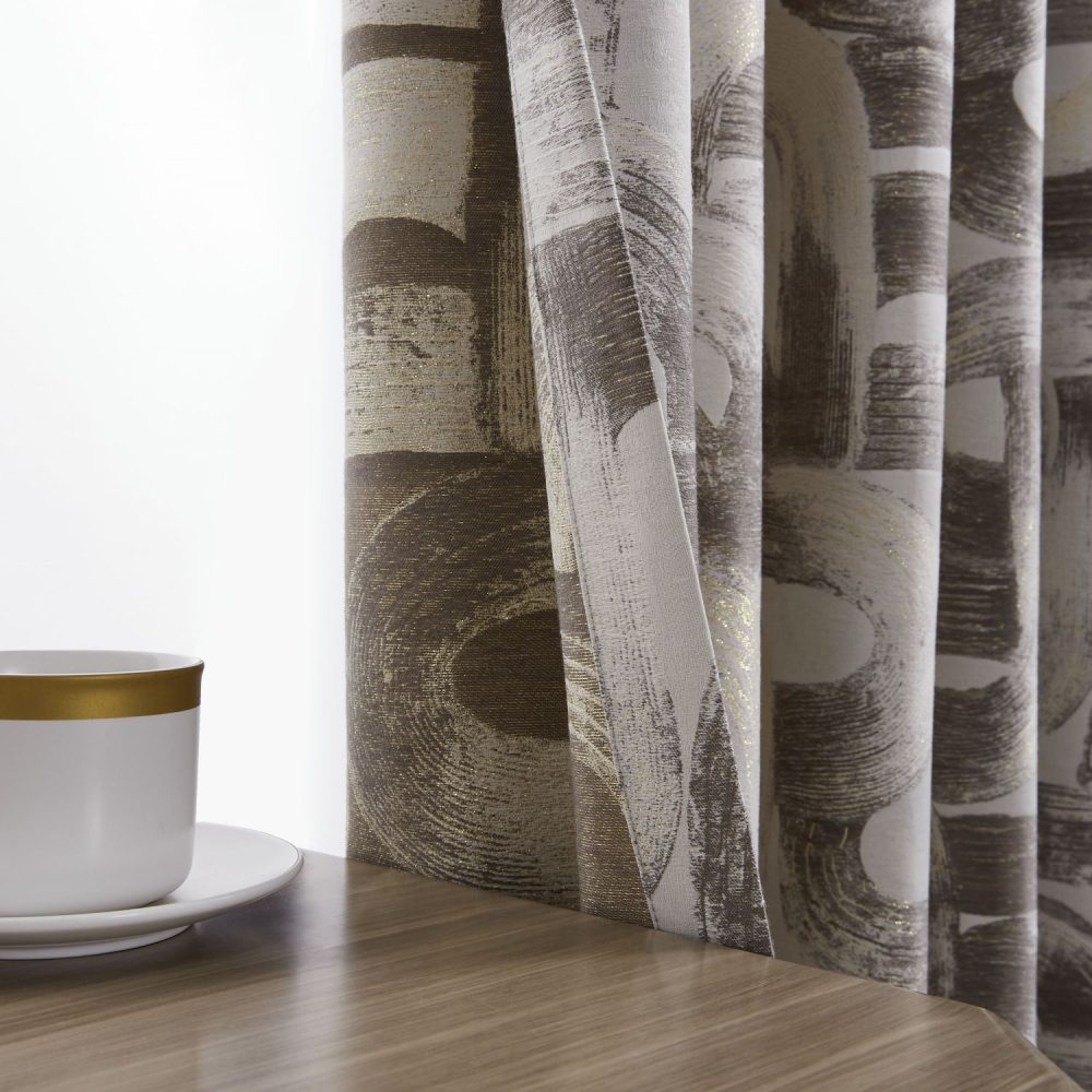 Stark Modern Abstract Geometric Curtains