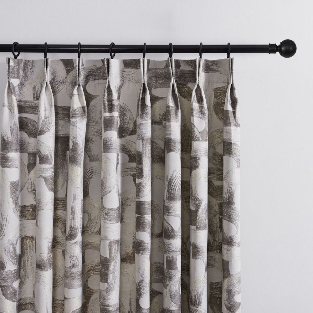 Stark Modern Abstract Geometric Curtains