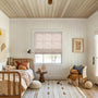 Susie Ditsy Toffee Floral Roman Shades