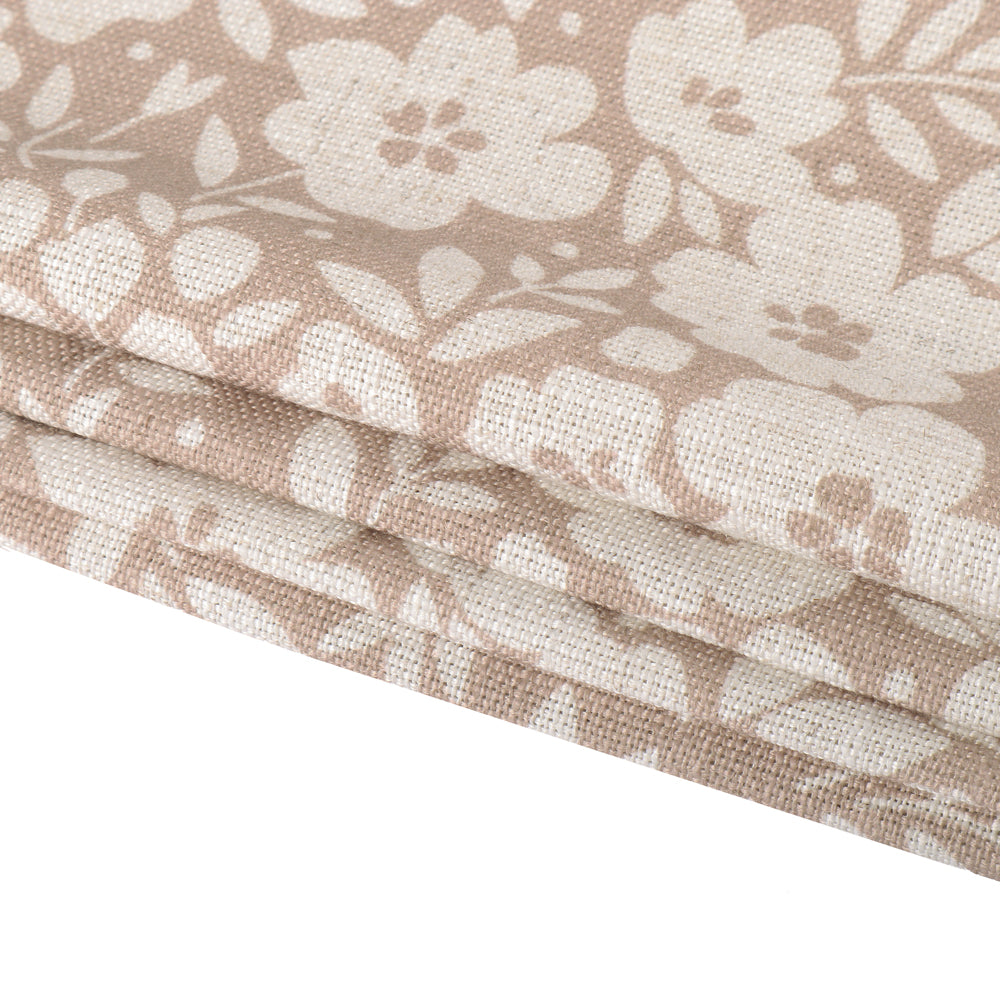 Susie Ditsy Toffee Floral Roman Shades