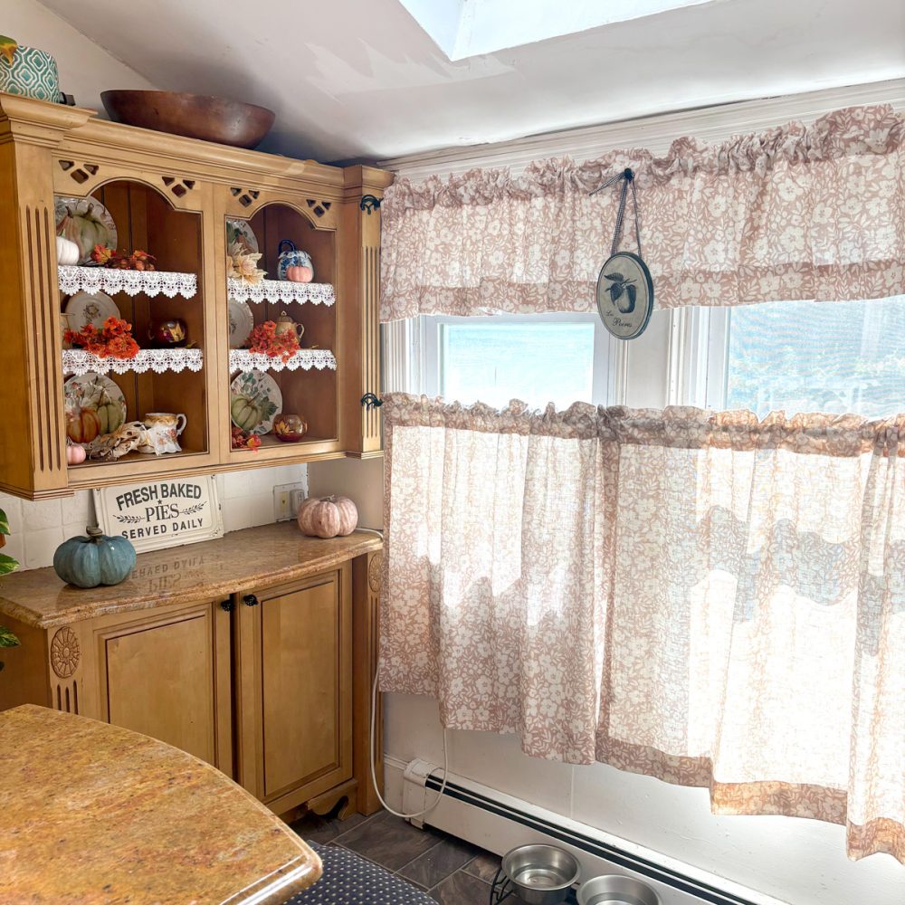 Susie Printed Ditsy Floral Linen Curtains