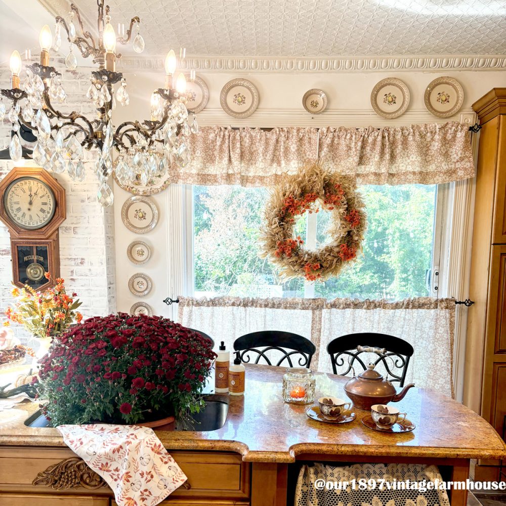 Susie Printed Ditsy Floral Linen Curtains