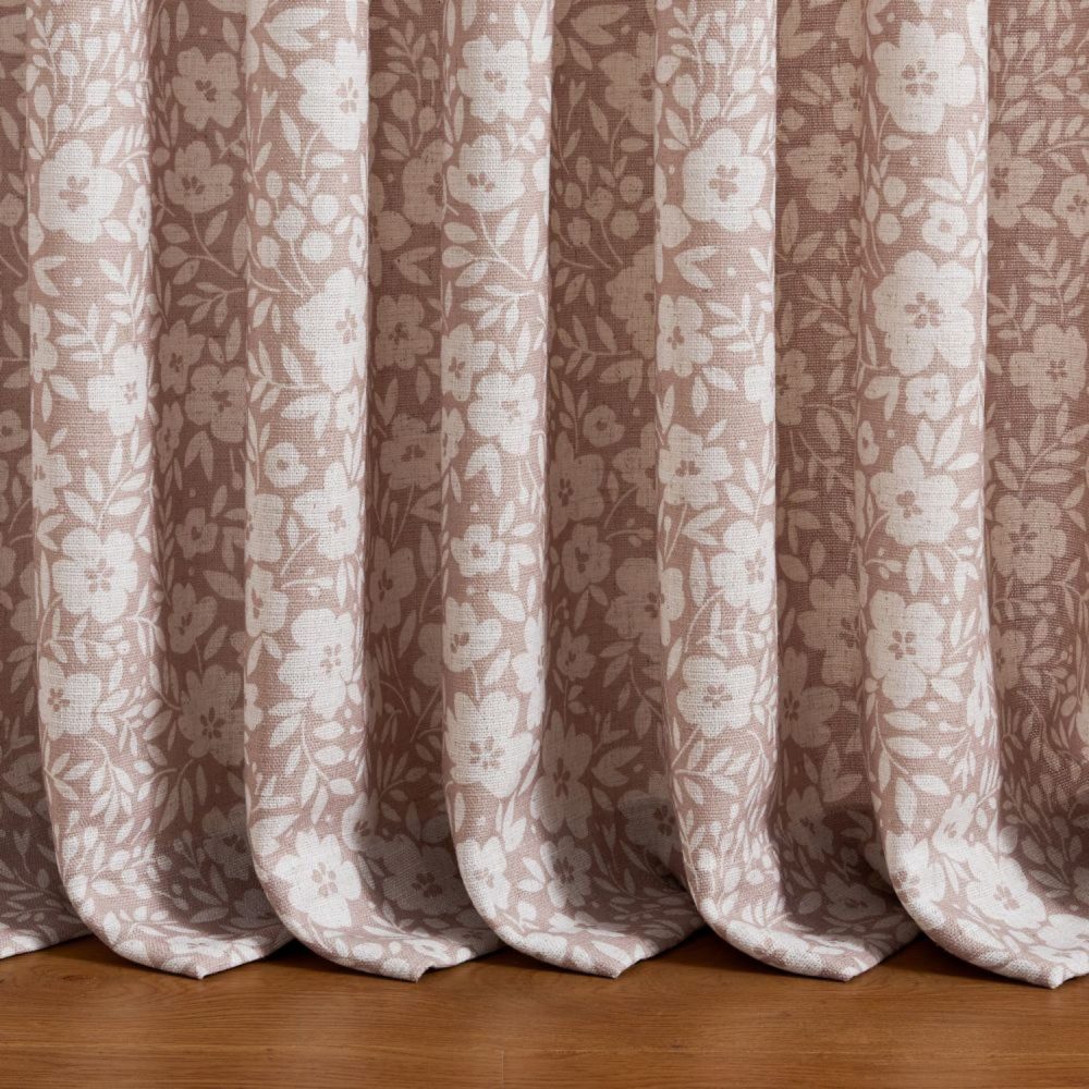 Susie Printed Ditsy Floral Linen Curtains