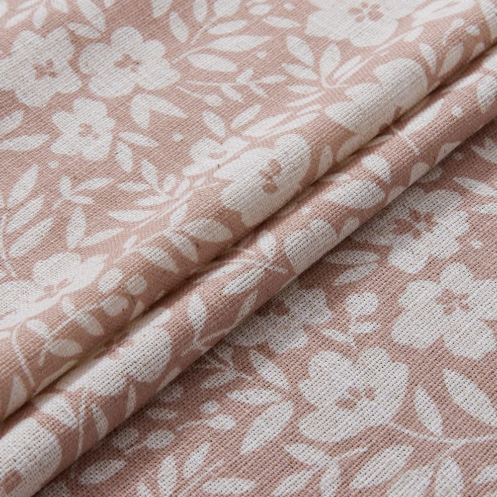 Susie Printed Ditsy Floral Linen Curtains