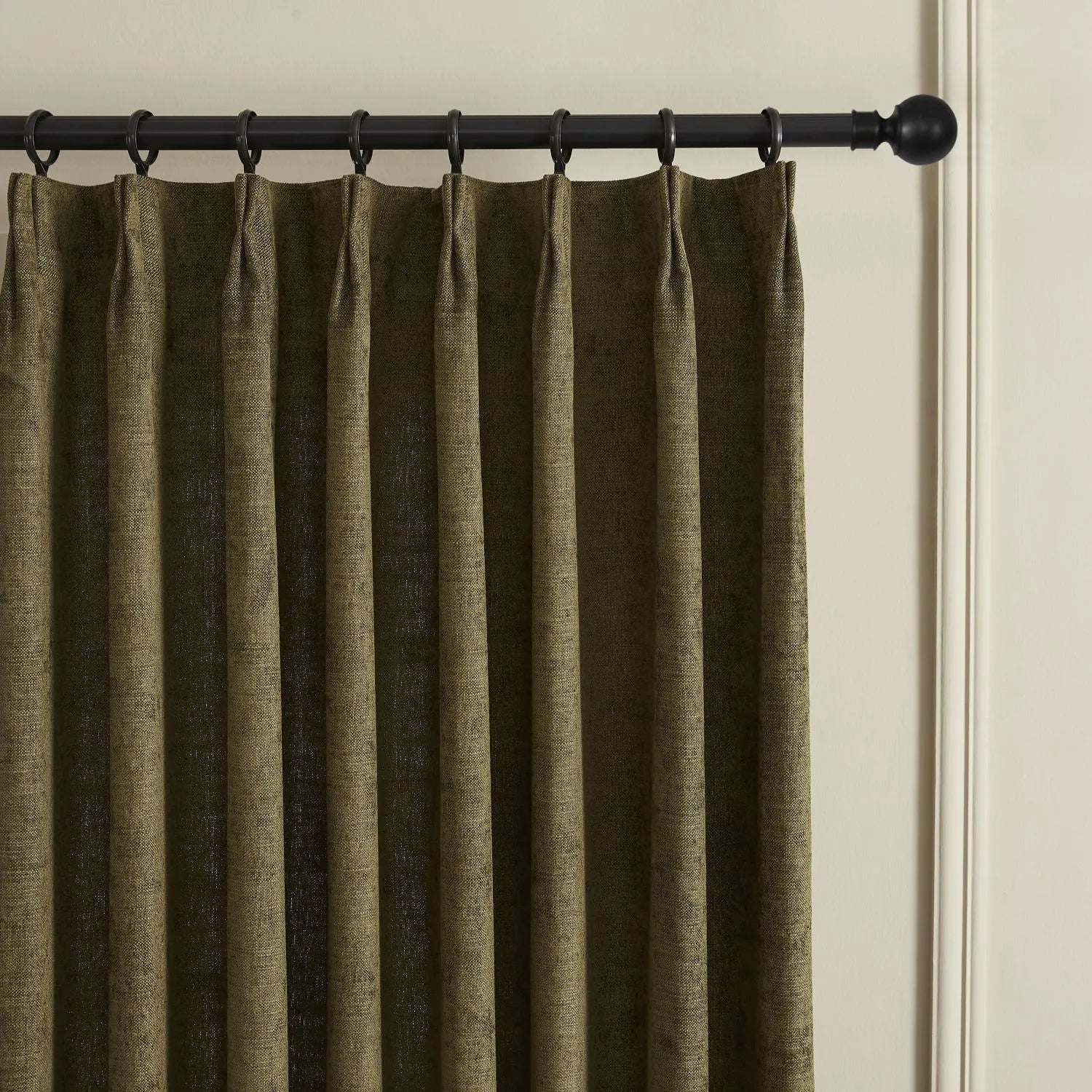 Tamaya Plain Woven Textured Cotton Curtains