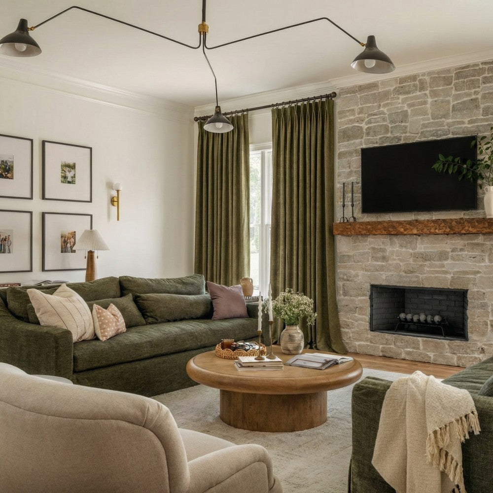 Tamaya Plain Woven Textured Cotton Curtains