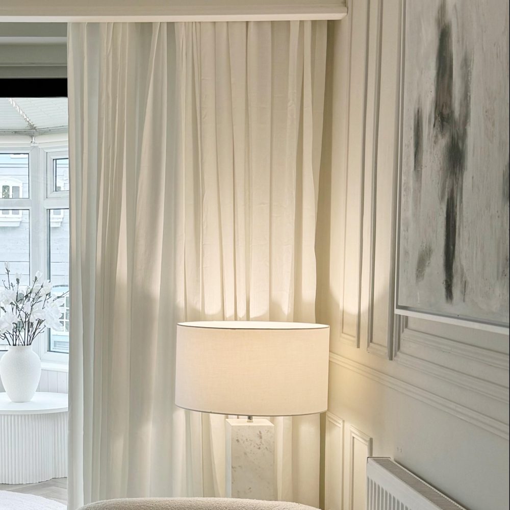 Tate Cotton Soft Semi Sheer Curtains