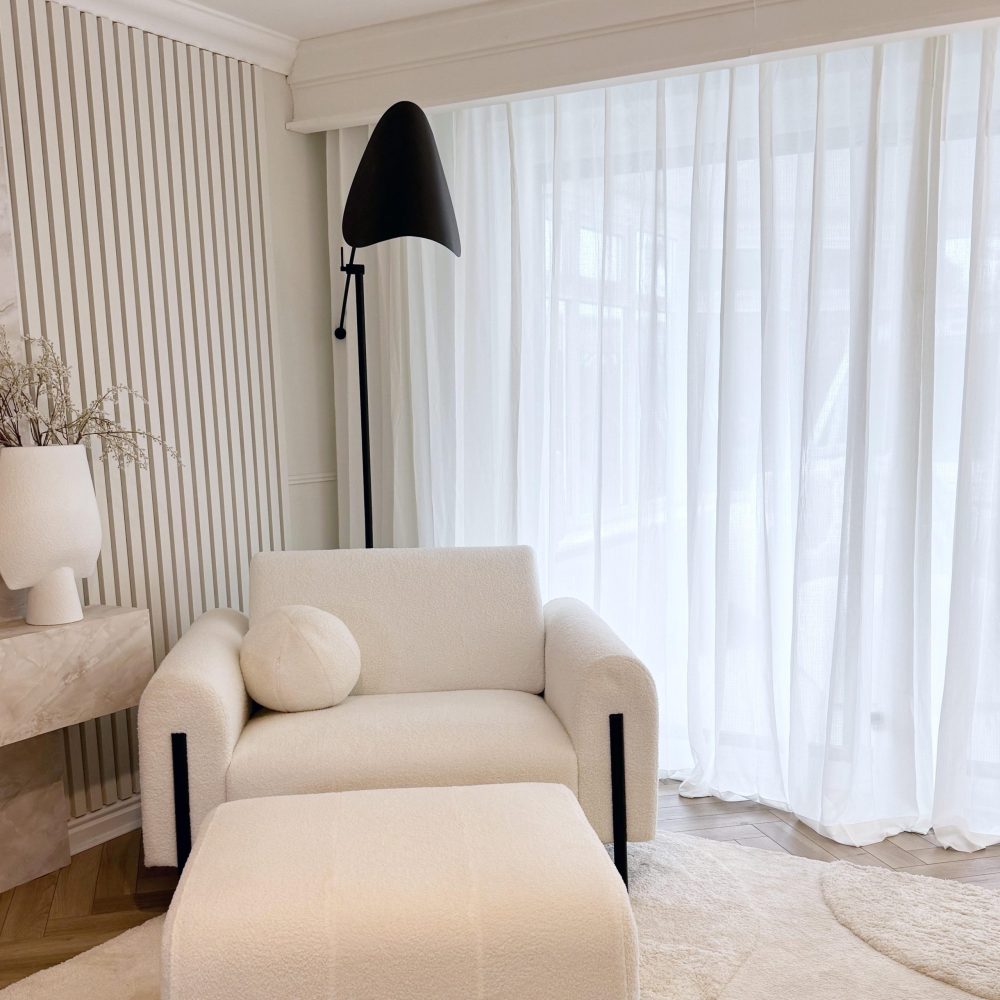 Tate Cotton Soft Semi Sheer Curtains