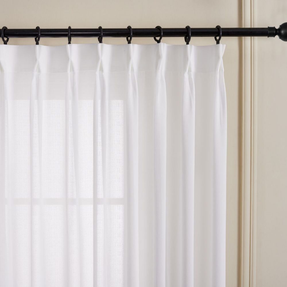 Tate Cotton Soft Semi Sheer Curtains