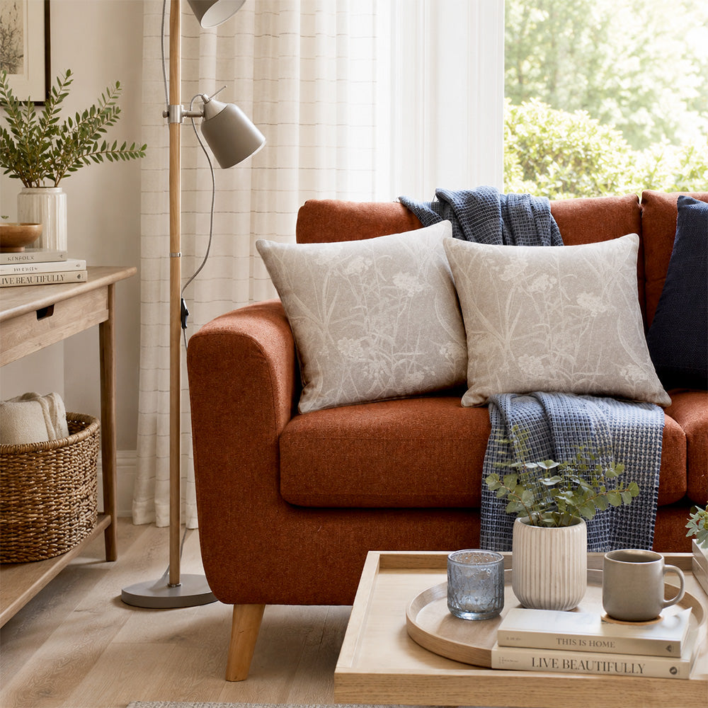 Taies d'oreiller Subtle Botanical Jacquard Vale