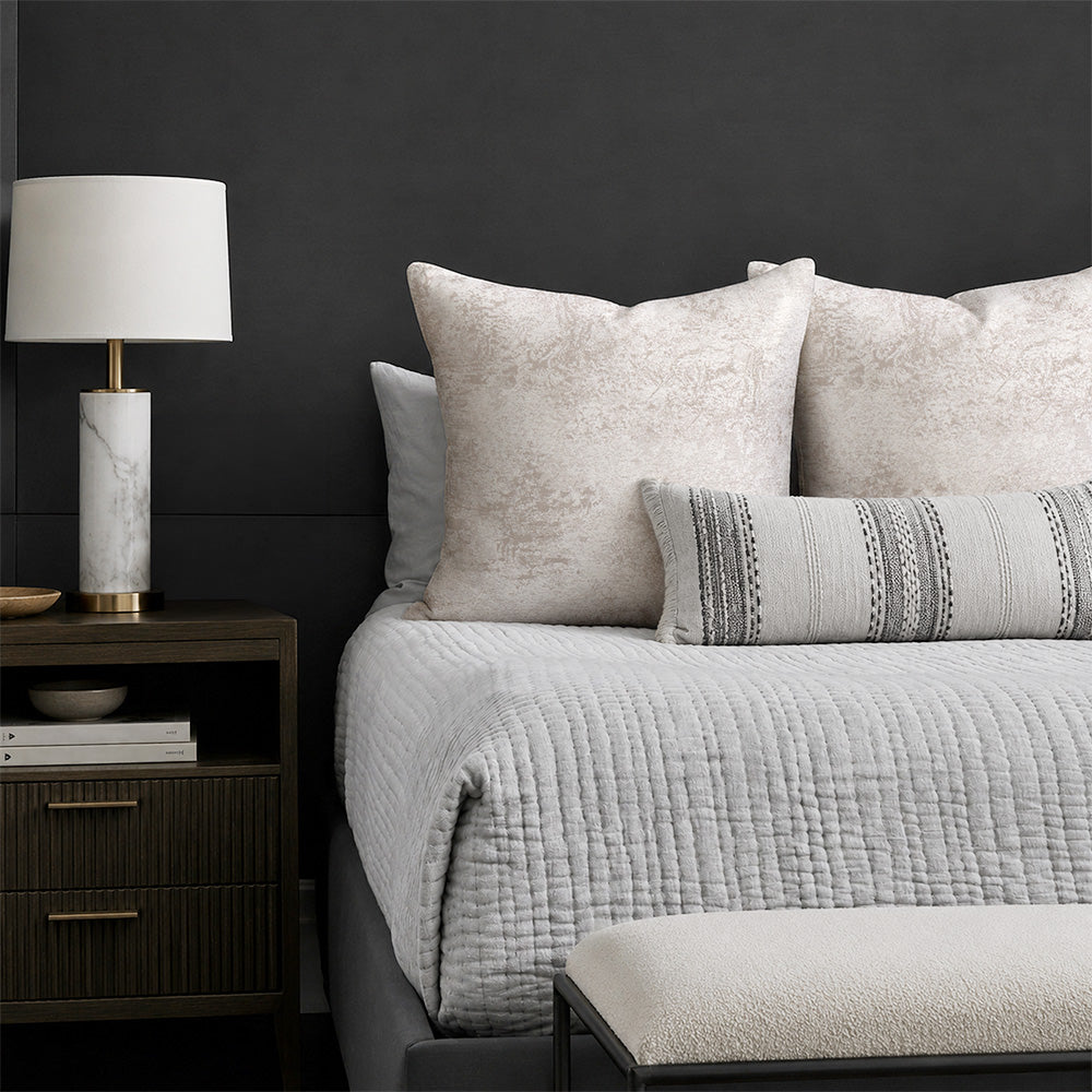 Taies d'oreiller Subtle Botanical Jacquard Vale