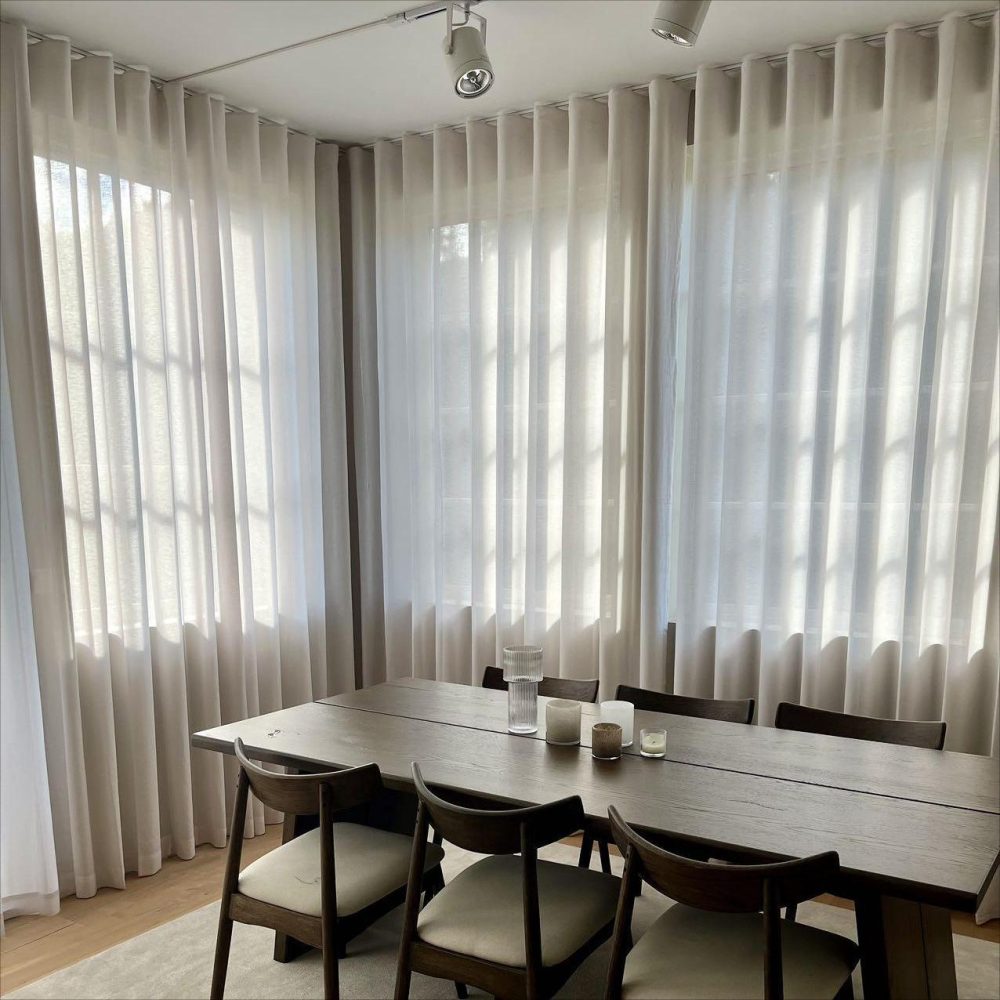 Valerie Silky Soft Semi Sheer Curtains