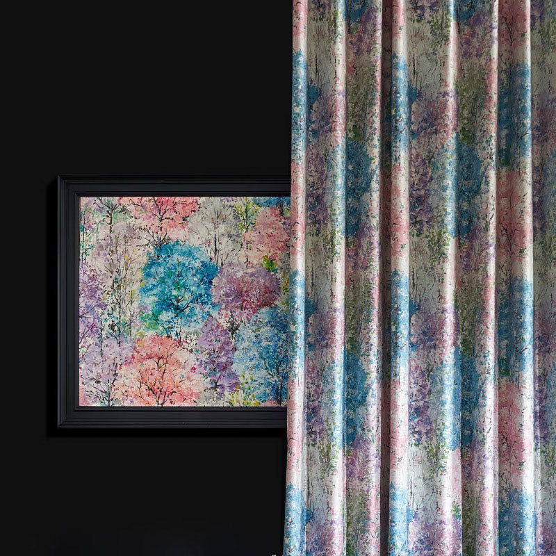 Verdelia Seasonal Woodland Jacquard Curtains