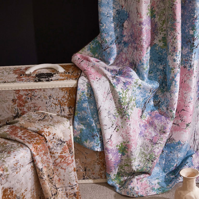 Verdelia Seasonal Woodland Jacquard Curtains