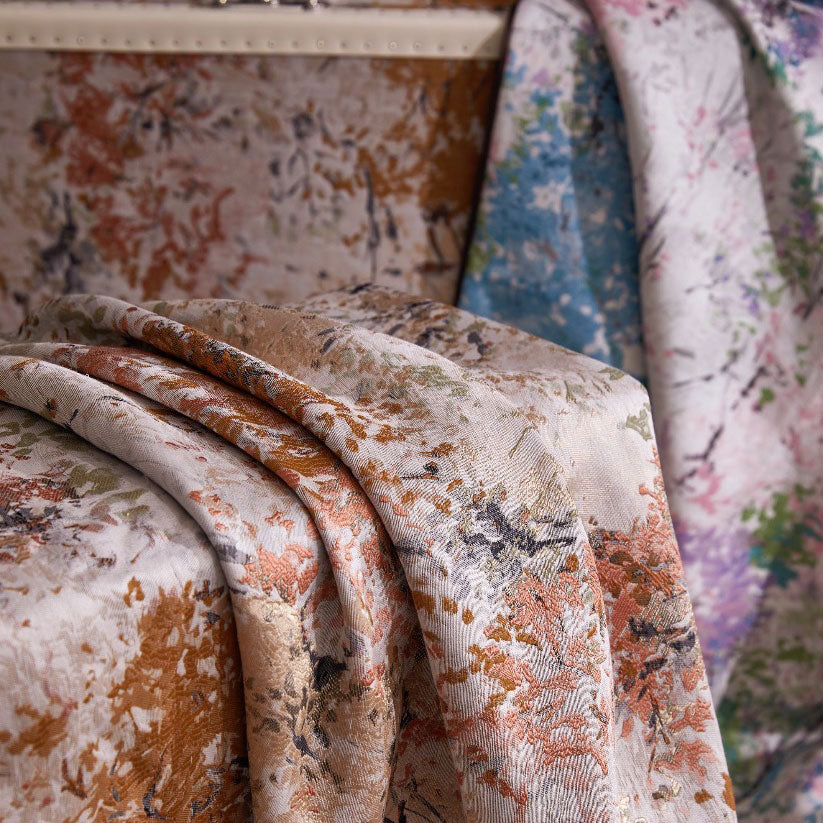 Verdelia Seasonal Woodland Jacquard Curtains