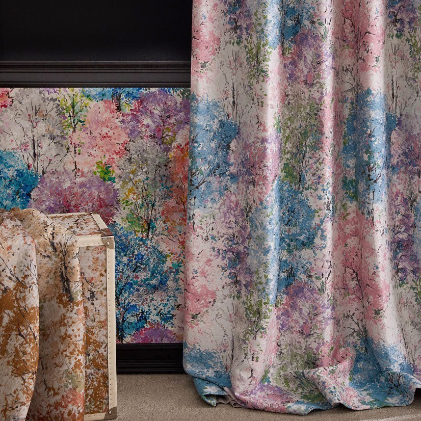 Verdelia Seasonal Woodland Jacquard Curtains