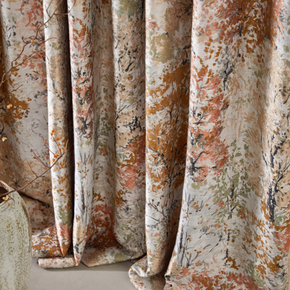 Verdelia Seasonal Woodland Jacquard Curtains