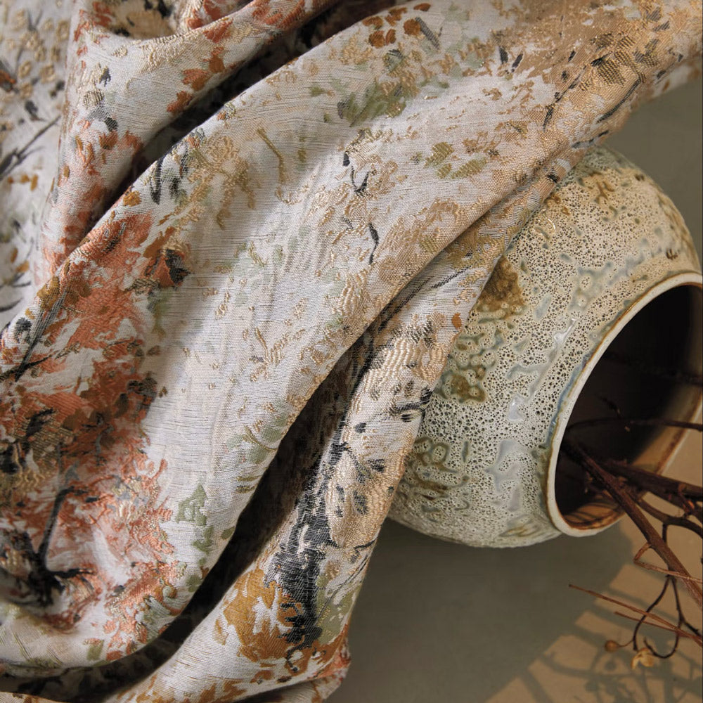 Verdelia Seasonal Woodland Jacquard Curtains