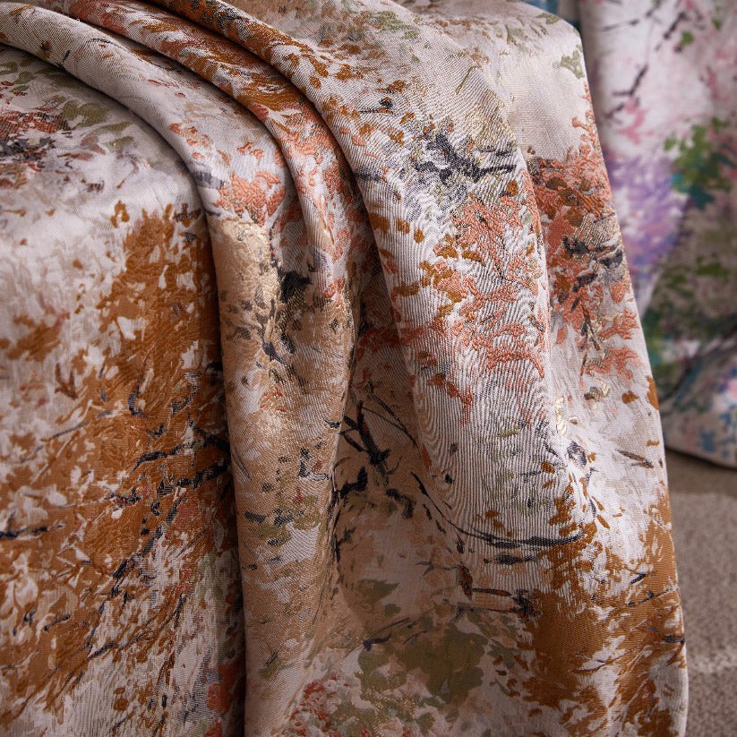 Verdelia Seasonal Woodland Jacquard Curtains