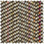 Vienne Beige Rainbow Stripe Rug Sample