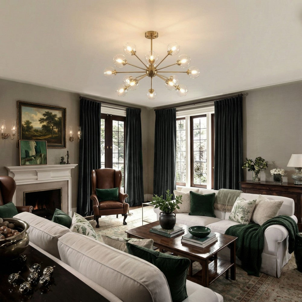 Whitney Luxury Matte Velvet Thermal Curtains