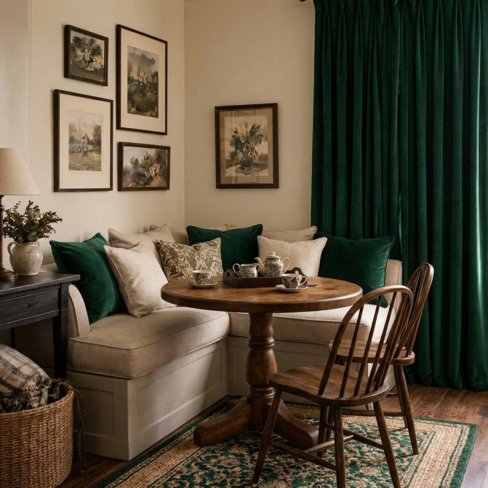 Whitney Luxury Matte Velvet Thermal Curtains