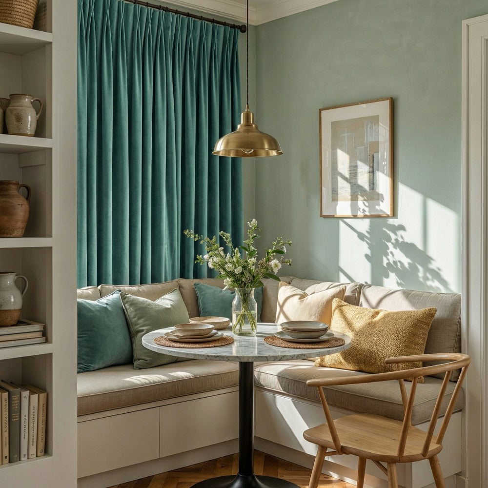 Whitney Luxury Matte Velvet Thermal Curtains