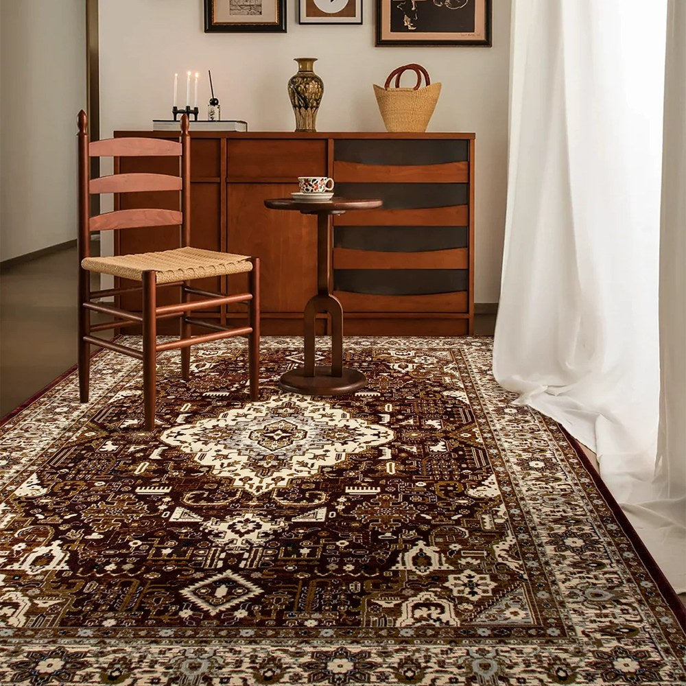 Tapis en polypropylène d'inspiration persane Winslow