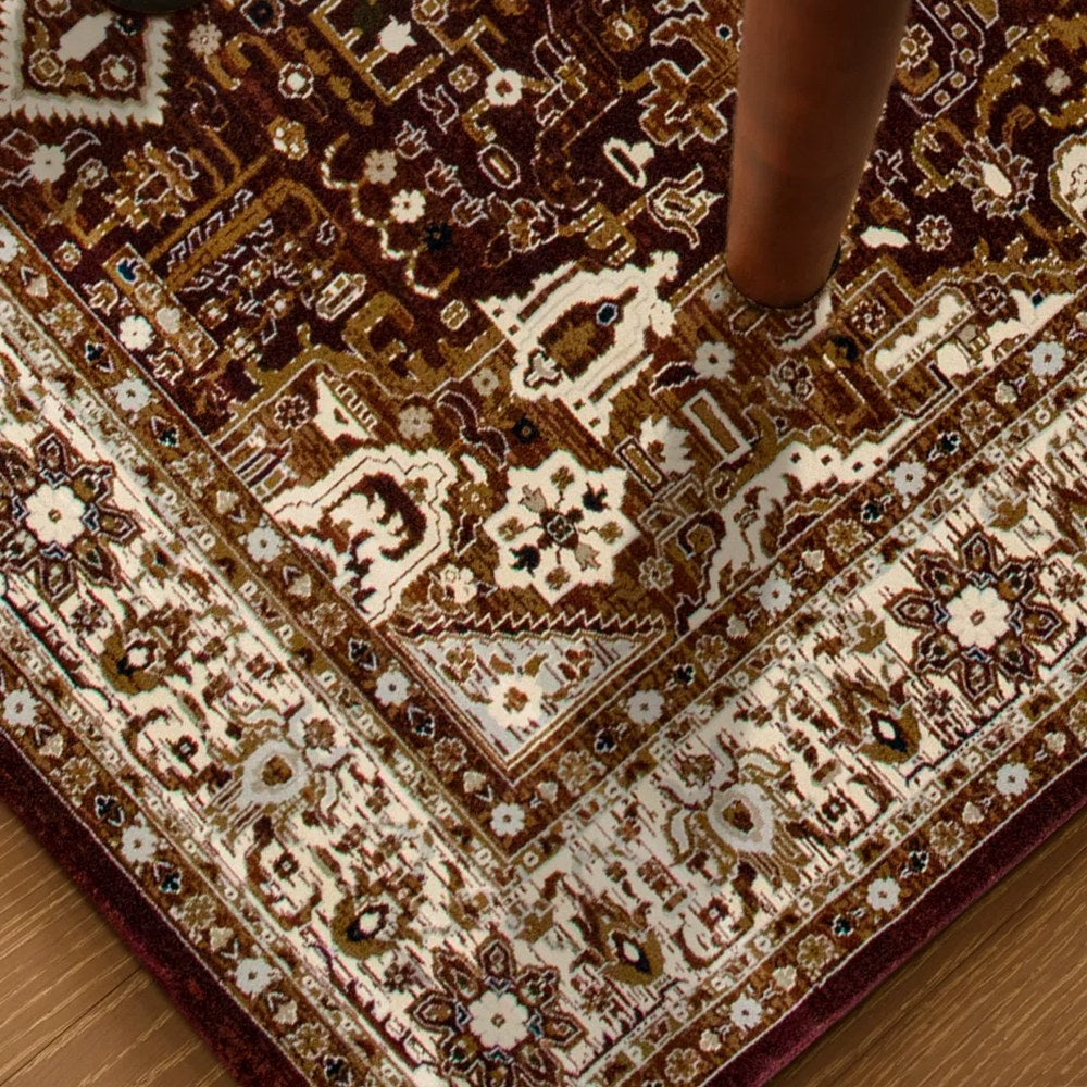 Tapis en polypropylène d'inspiration persane Winslow