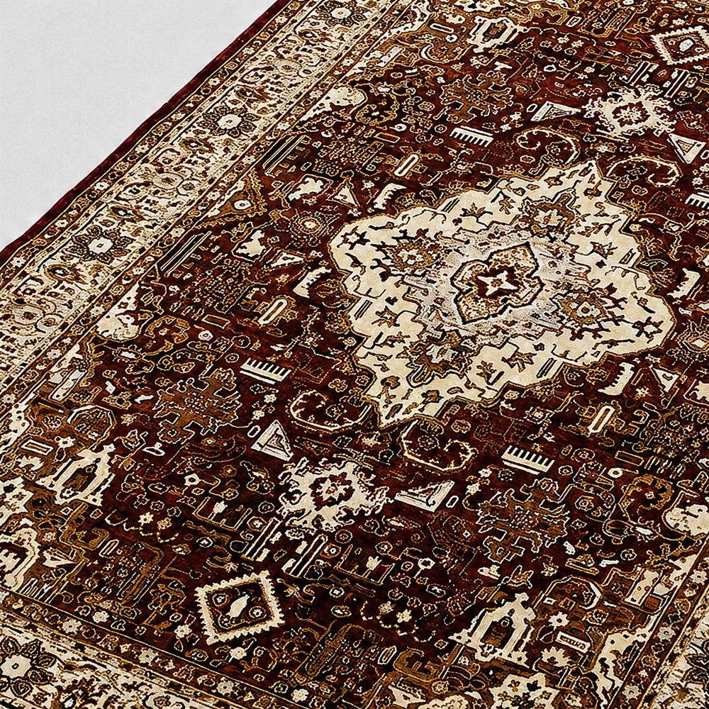 Tapis en polypropylène d'inspiration persane Winslow