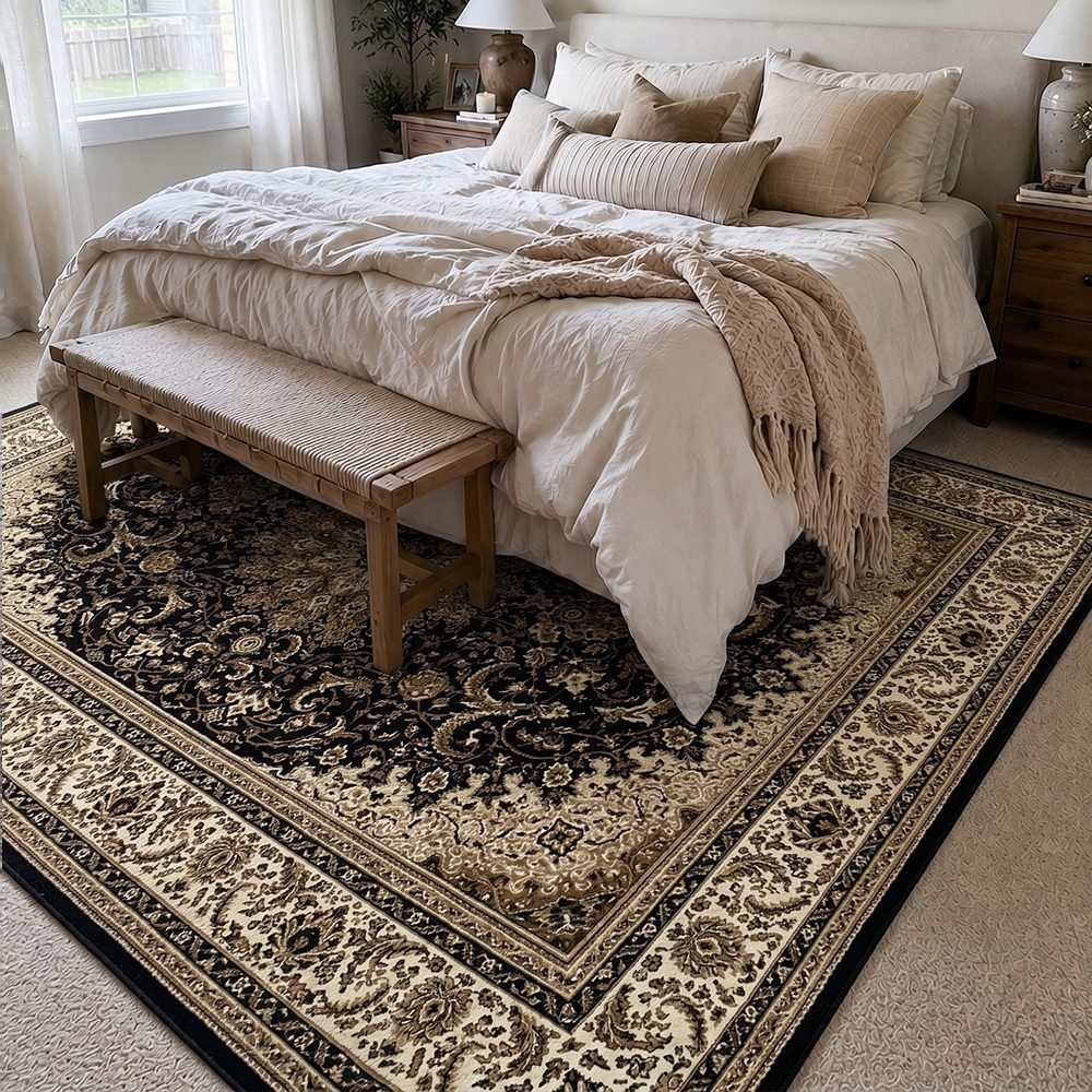Tapis en polypropylène d'inspiration persane Winslow