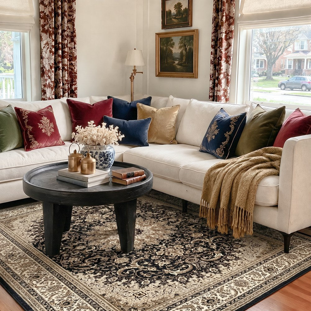 Tapis en polypropylène d'inspiration persane Winslow