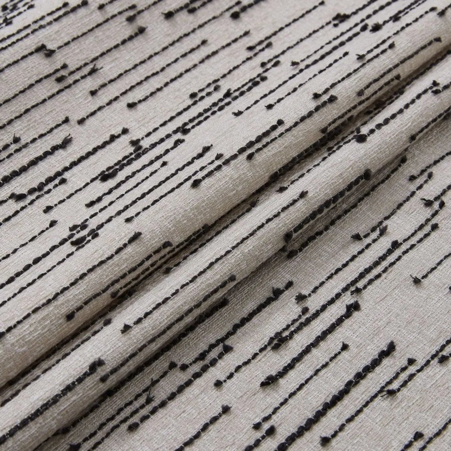 Woody Irregular Dense striped curtains