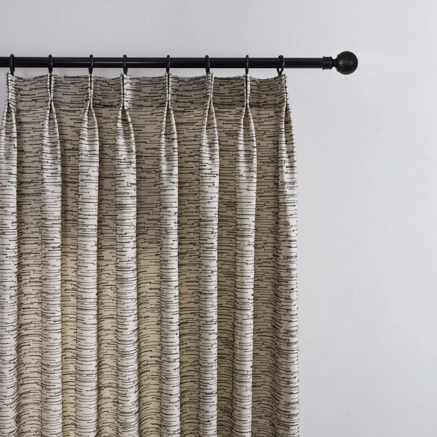 Woody Irregular Dense striped curtains