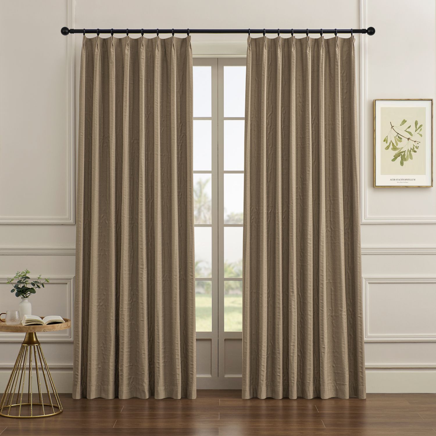 Alessi Wrinkle Design Blackout Cotton Curtains