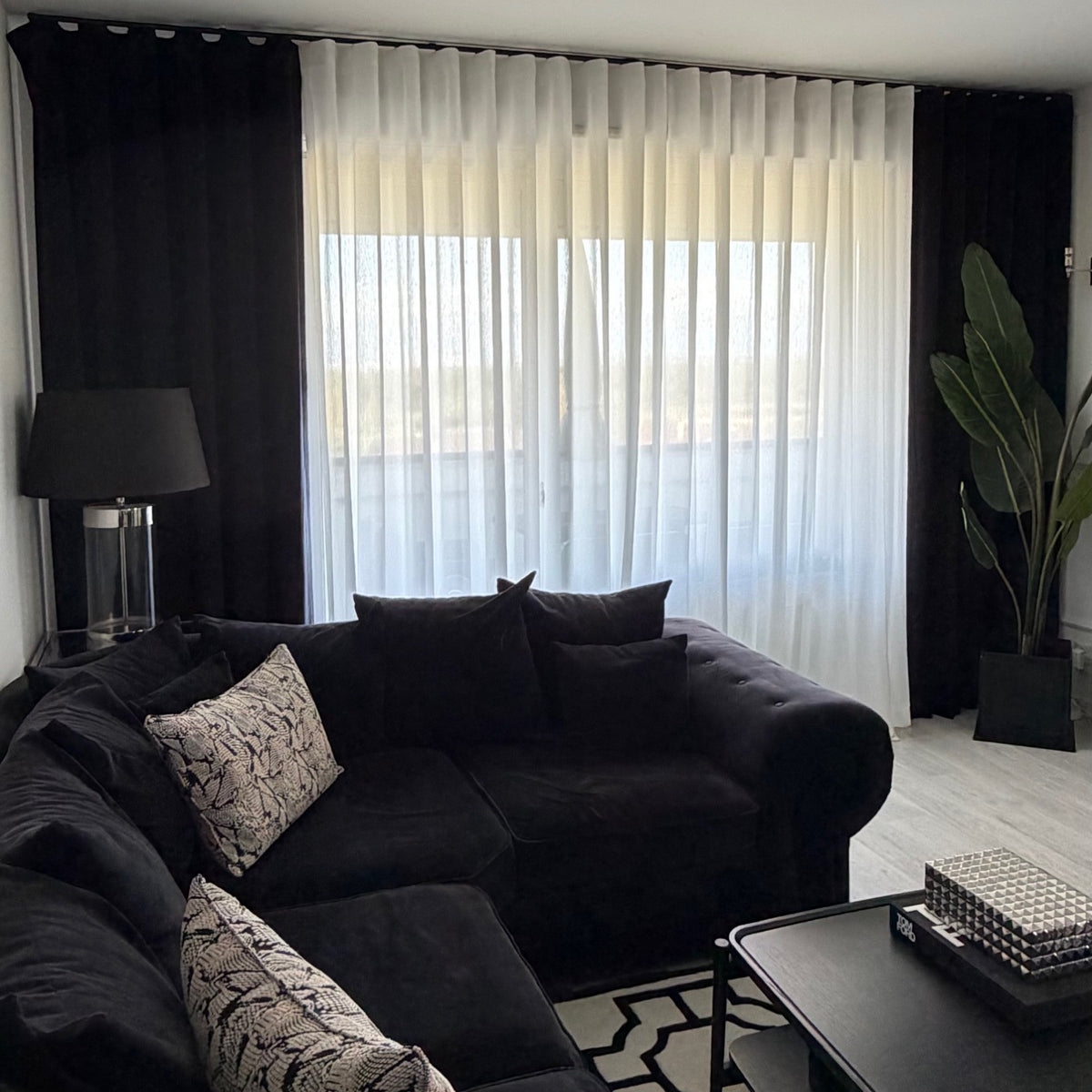 Wynn Soft Cotton Semi Sheer Curtains