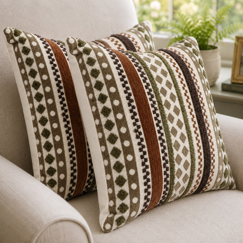 Zelle Bohemian Style Pillow Covers