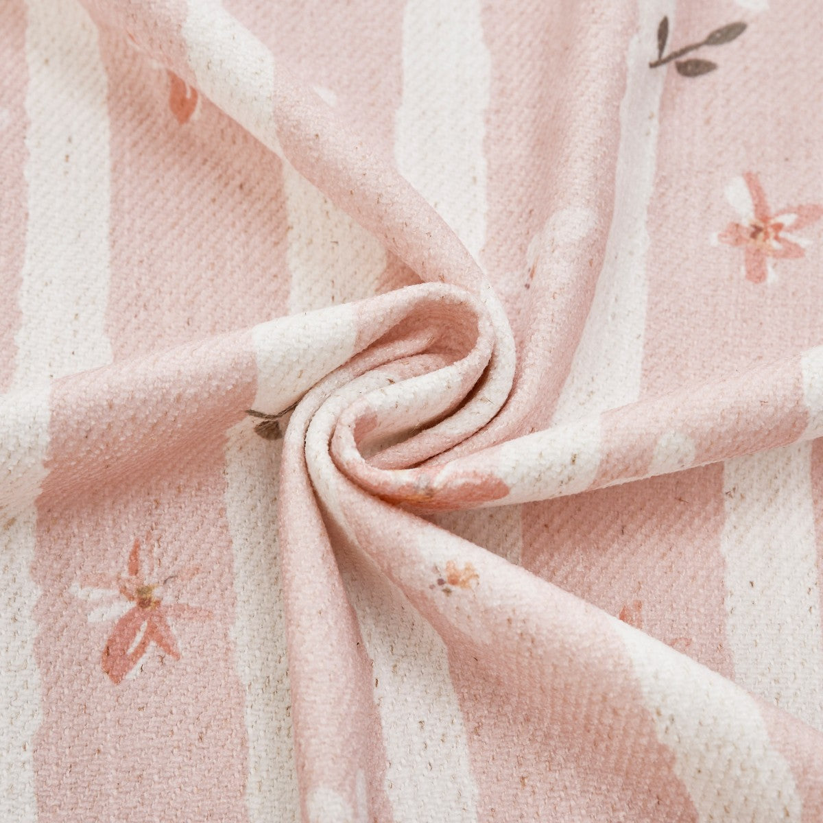 Zita Pink Ditsy Floral Curtains for Girls Room