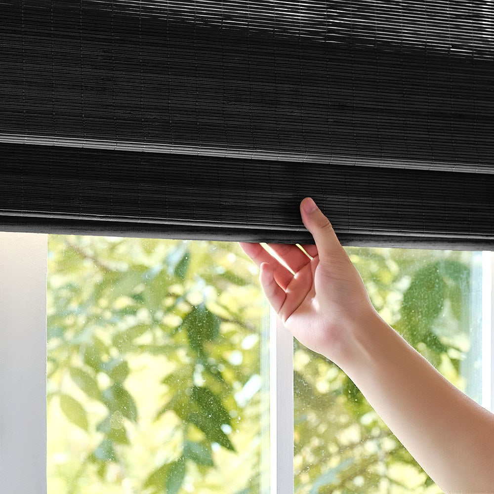 Zula Cream Natural Custom Bamboo Shades