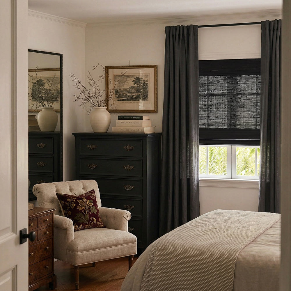 Zula Cream Natural Custom Bamboo Shades