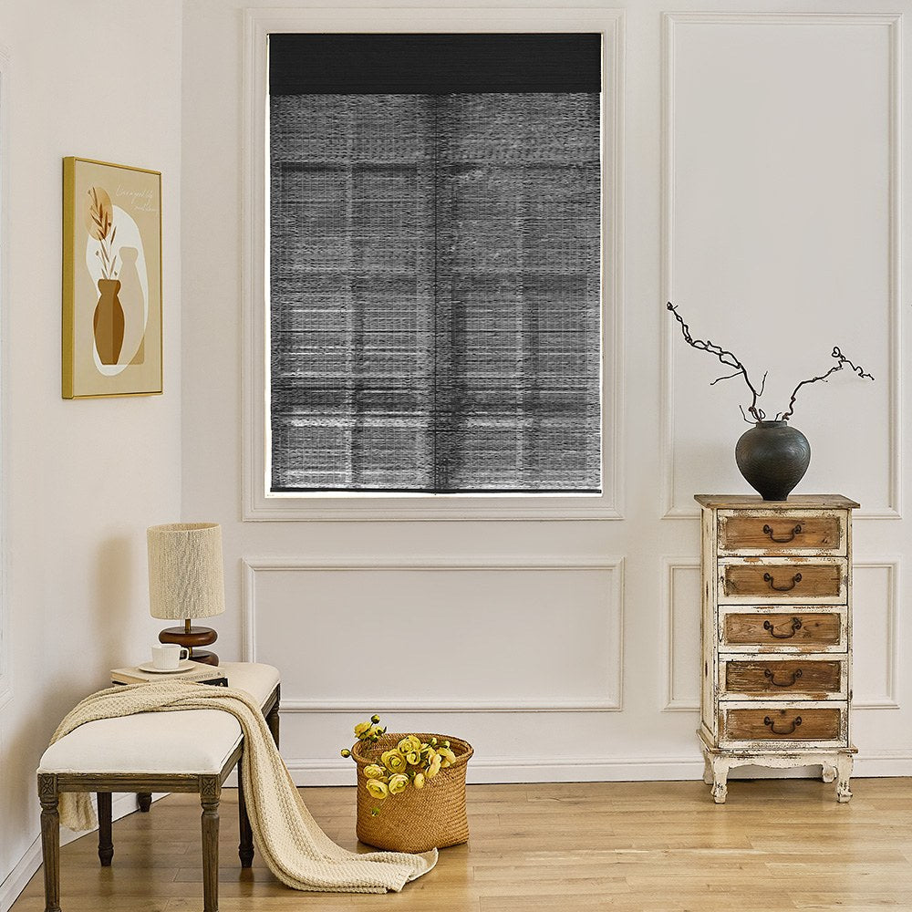 Zula Cream Natural Custom Bamboo Shades