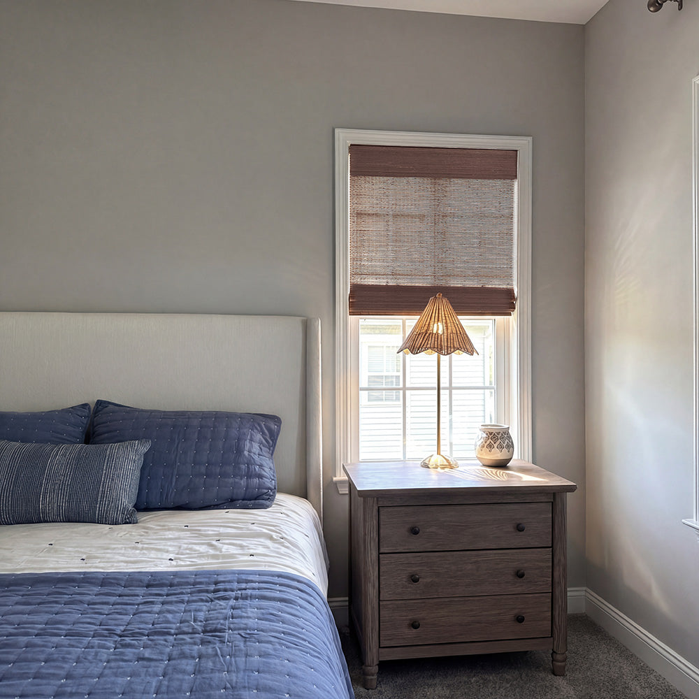 Zula Cream Natural Custom Bamboo Shades