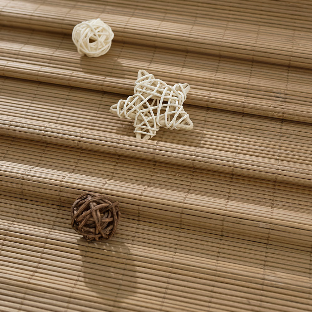 Zula Cream Natural Custom Bamboo Shades