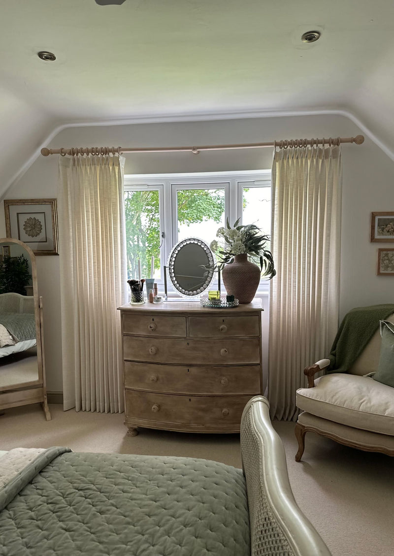 Arabella - Linen Curtains Completed the Decor