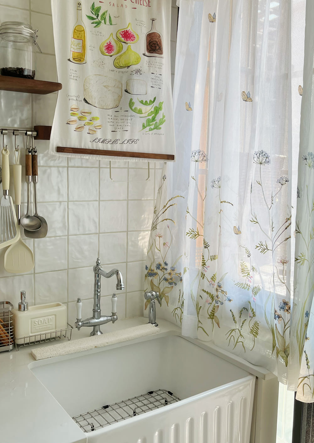 Sunny - Nice Sheer for Kitchen Sink Windows
