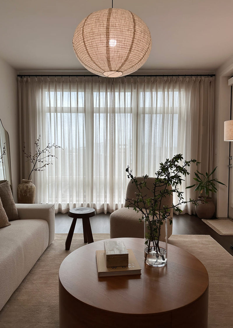 Lucia - Loving the way these sheer filter light and add an airy charm