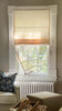 Cecilia Roman Shade /  Beige White / Unlined
